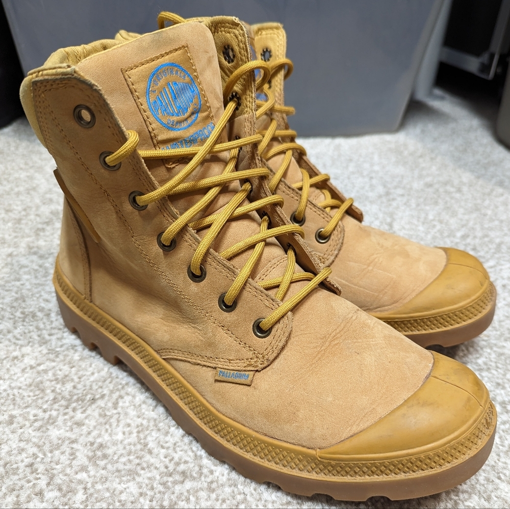 Palladium - Pampa Cuff WP Lux-Amber Gold Womens 10 / Mens 8.5